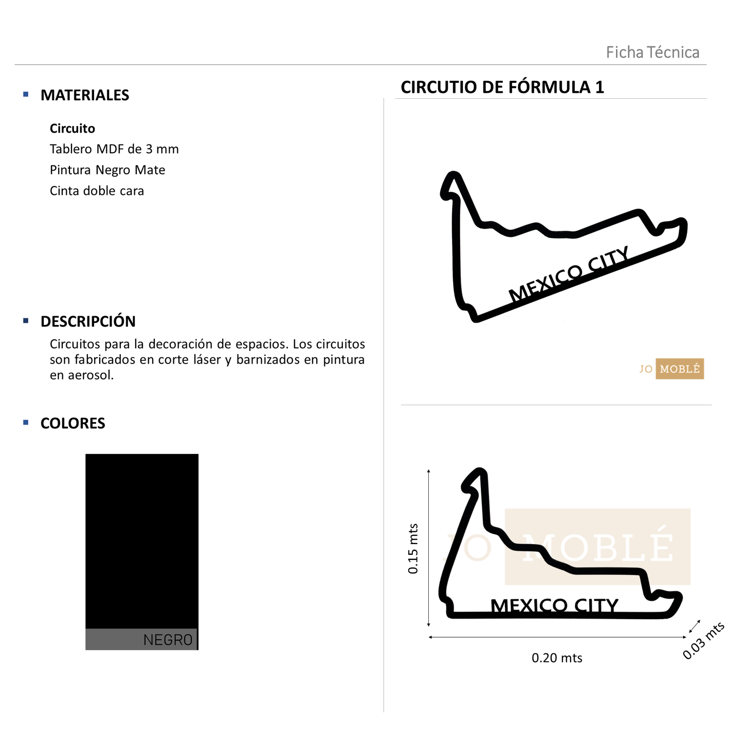 Set de 6 circuitos Formula 1